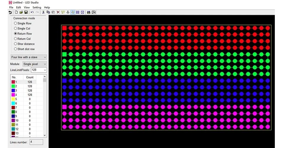 WS2812b RGB светодиодный контроллер 8192 пикселей светодиодный пиксельный контроллер программируемый светодиодный контроллер