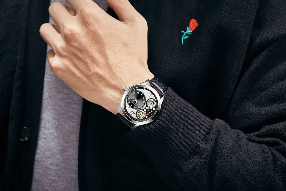 mecânico à prova dwaterproof água ouro duplo