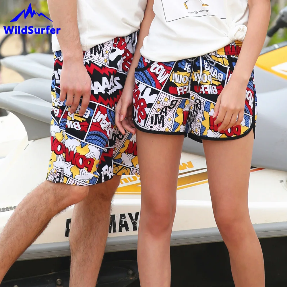 WildSurfer 2019 Lovers Beach Board Shorts Men Quick Dry Swim Shorts Women Surf Shorts Couple Swimsuit Short De Plage Homme SP138 WildSurfer 2019 Lovers Beach Board Shorts Men Quick Dry Swim Shorts Women Surf Shorts Couple Swimsuit Short De Plage Homme SP138