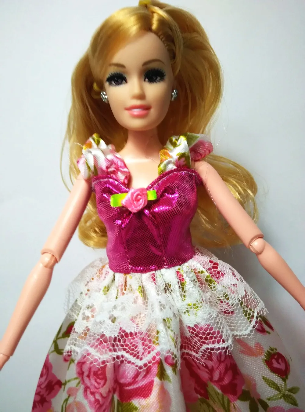 2016 nuovo un abito da principessa e vestito da partito di modo di 2016 nuovo un abito da principessa e vestito da partito di modo di disegno colorato a mano il miglior regalo per la ragazza bambola barbie dolls in 2016