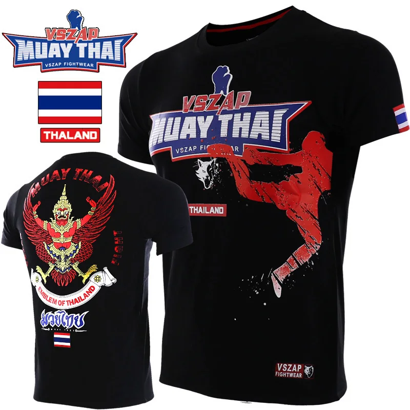 

VSZAP MuayThai Tshirts GarudaMMA Boxing Sports Fighting Fitness Elasticity Tights Trousers Sweatshirts boxing clothing muay thai