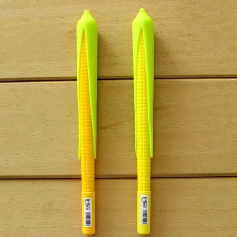 

10pcs/set Creative cute stationery Corn Gel pen 0.5mm black pen Gel-Ink writing pen free shipping