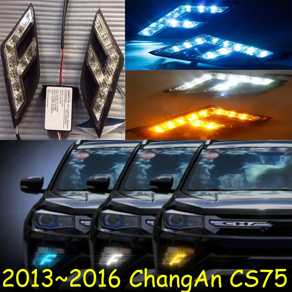 Светодиодный 2013 ~ 2016 ChangAn CS75 дневной свет противотуманный фара CS35 eado CS 75 задний