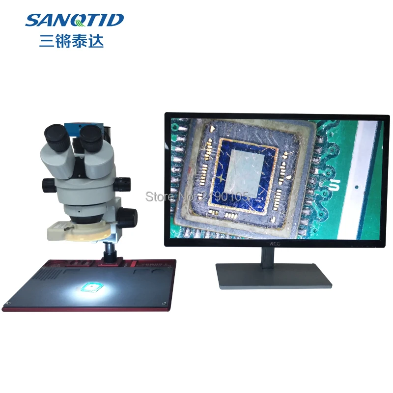 HD 16MP промышленная камера HDMI большой Размеры база тринокулярный микроскоп 3.5X-90X непрерывное Масштабирование Мобильная материнская плата для ремонта