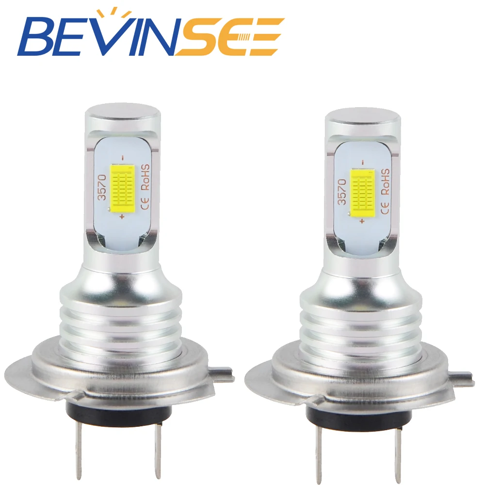 NICECNC 100W/Pair 9 32V Motorcycle Headlight H7 LED Bulb Low Beam For