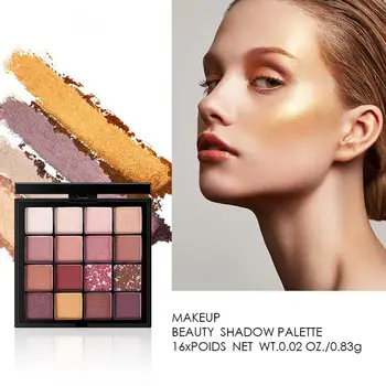 

2019New Arrival Charming Eyeshadow 16 Color Palette Make Up Palette Matte Shimmer Pigmented Eye Shadow Powder