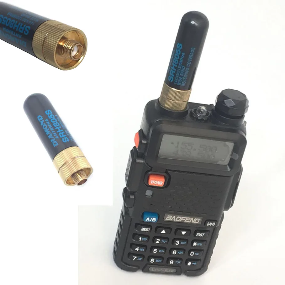 Мини Алмазная антенна cb vhf uhf SMA 5 шт. Женская для рации 'd Kenwood uv82 любительская