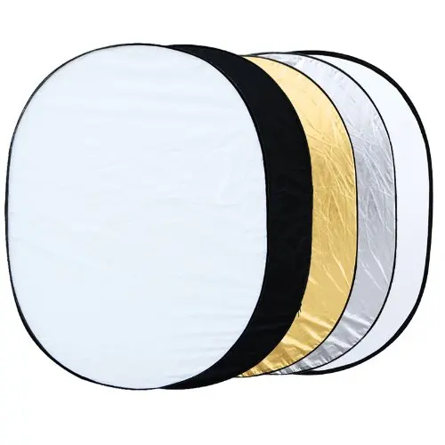 New Hot 5 in 1 collapsible reflector oval photo studio 90 x 120 cm (35 "x 47 ')