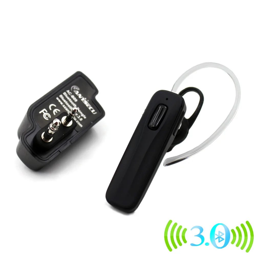 Anysecu AC-B09 V3.0 version Bluetooth Headset PTT Bluetooth Earpiece Earphone for UV-82 BF-888S UV-5R Walkie Talkie With K Plug afbeelding