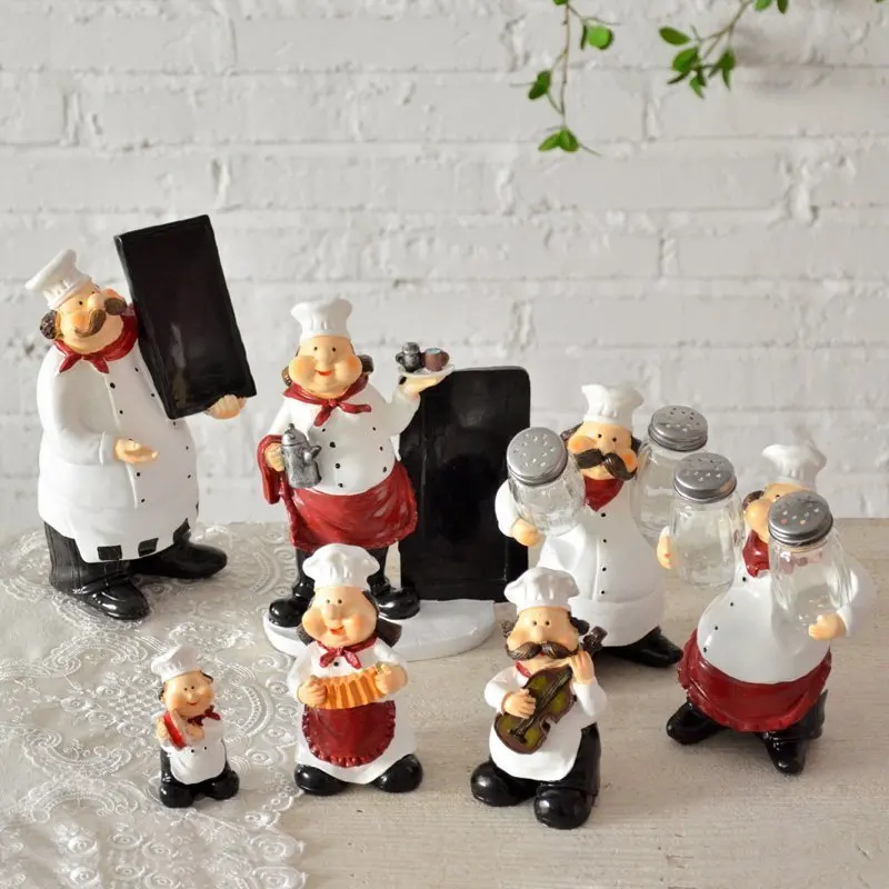 American country chef series resin decoration Home Furnishing Cafe Restaurant American country chef series resin decoration Home Furnishing Cafe Restaurant