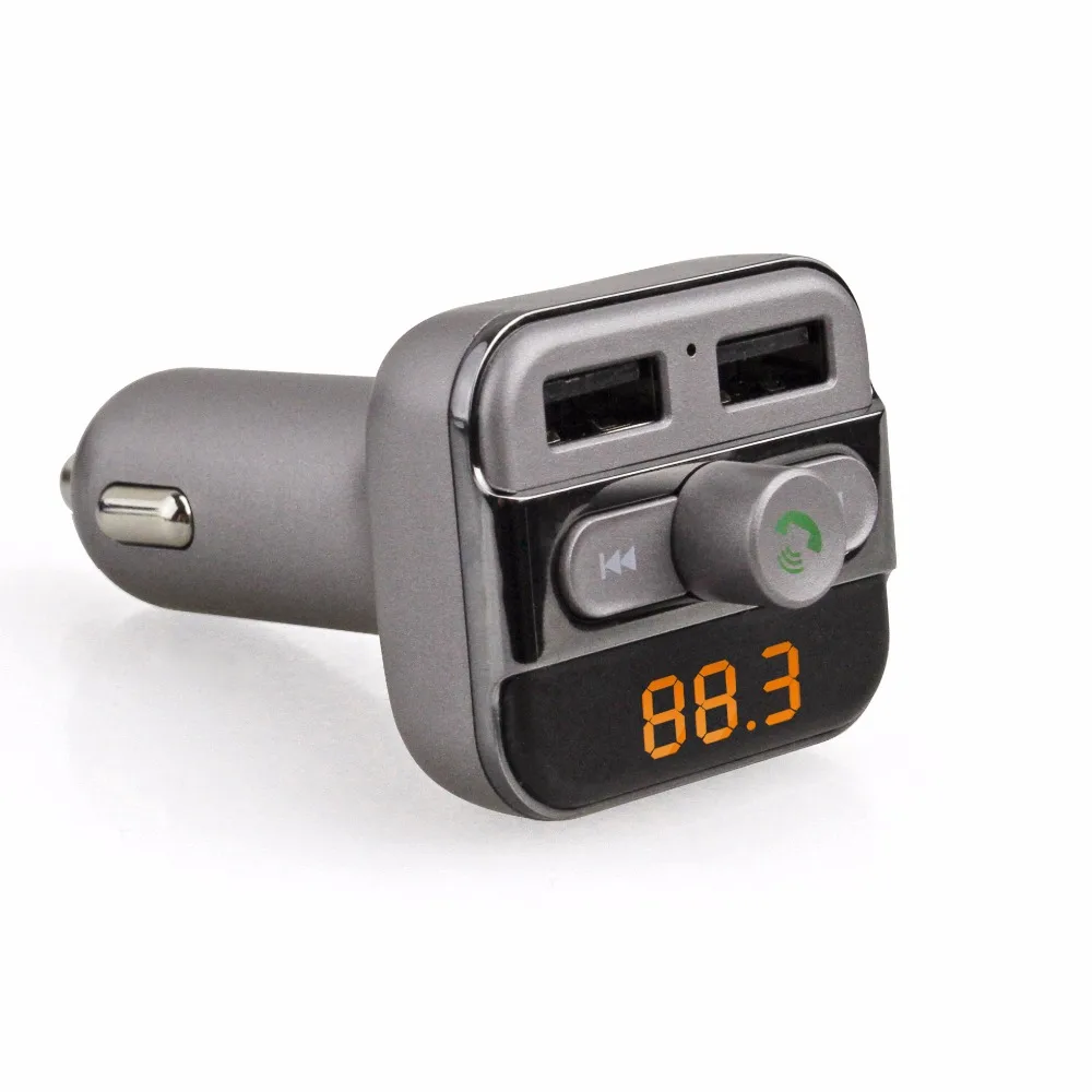 Новое поступление Bluetooth Handsfree Car Наборы ЖК-дисплей Дисплей играть fm-передатчик с TF карты U диск музыка MP3 USB Автомобильное Зарядное устройство для Audi