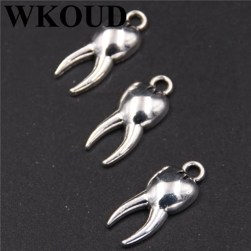 8pcs Antique Silver UC Plating Four Leaf Petals Glamour retro Bracelet Earrings DIY Metal Jewelry Alloy Connectors A1318