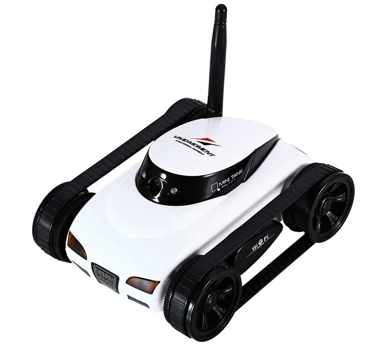 Забавный WiFi rc Танк автомобиль игрушка с 0.3MP HD камера в реальном времени Трансмиссия игрушки дистанционное управление по мобильному телефону мальчик детские игрушки