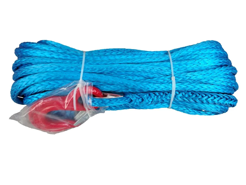 Free Shipping Yzhyrn 10mm X 30m 3/8" X 100' Atv Utv 4wd Synthetic Winch