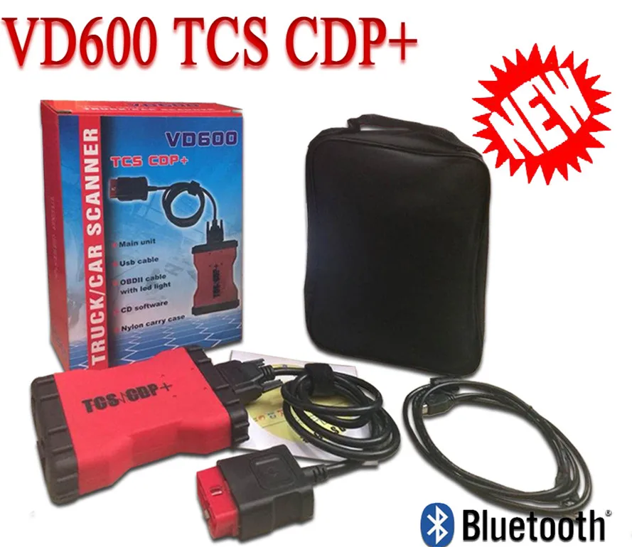 

New 2016R0/2015R3 with keygen with bluetooth vd600 VD tcs cdp plus pro Scanner for cars ans trucks dignostic tool free ship