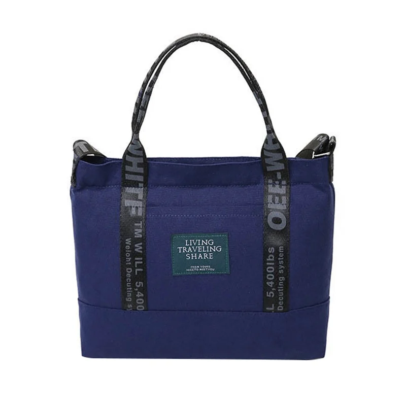  Bags For Women 2020 Fashion Brand Large Pocket Letter Print Handbag New Canvas Tote Shoulder Bag Ha - 32991290993