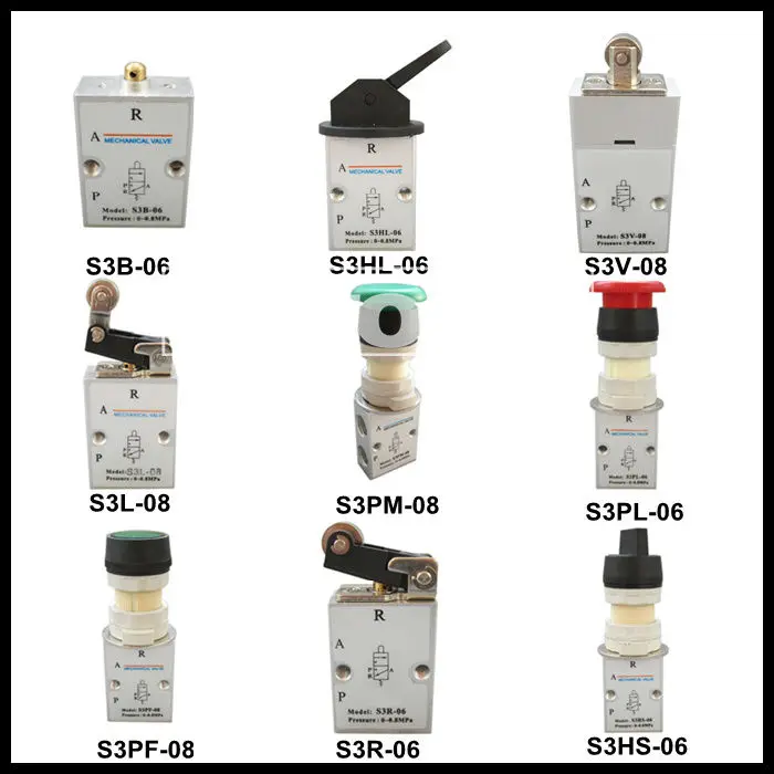 S3PL-M5 M5 Port Mechanical Valve