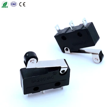 

20pcs Pulley Switch KW11-N Contact Switch 3 Terminals 5A 250V Micro Switches