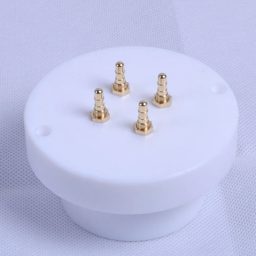 

1pc Gold Teflon Tube Socket Big 4Pin 211 845 805 Valve Amplifier Part