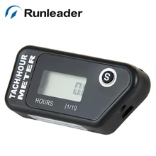 Record Max RPM Tach Hour Meter for any gasoline engine Motocross ATV Motorcycle snowmobile snowblower jet ski jet boat RL-HM016R sw6 12kg 14kg thrust aircraft turbojet engine 50000 115000 rpm for rc jet airplane ecu jet diesel fuel kerosene engine to russia