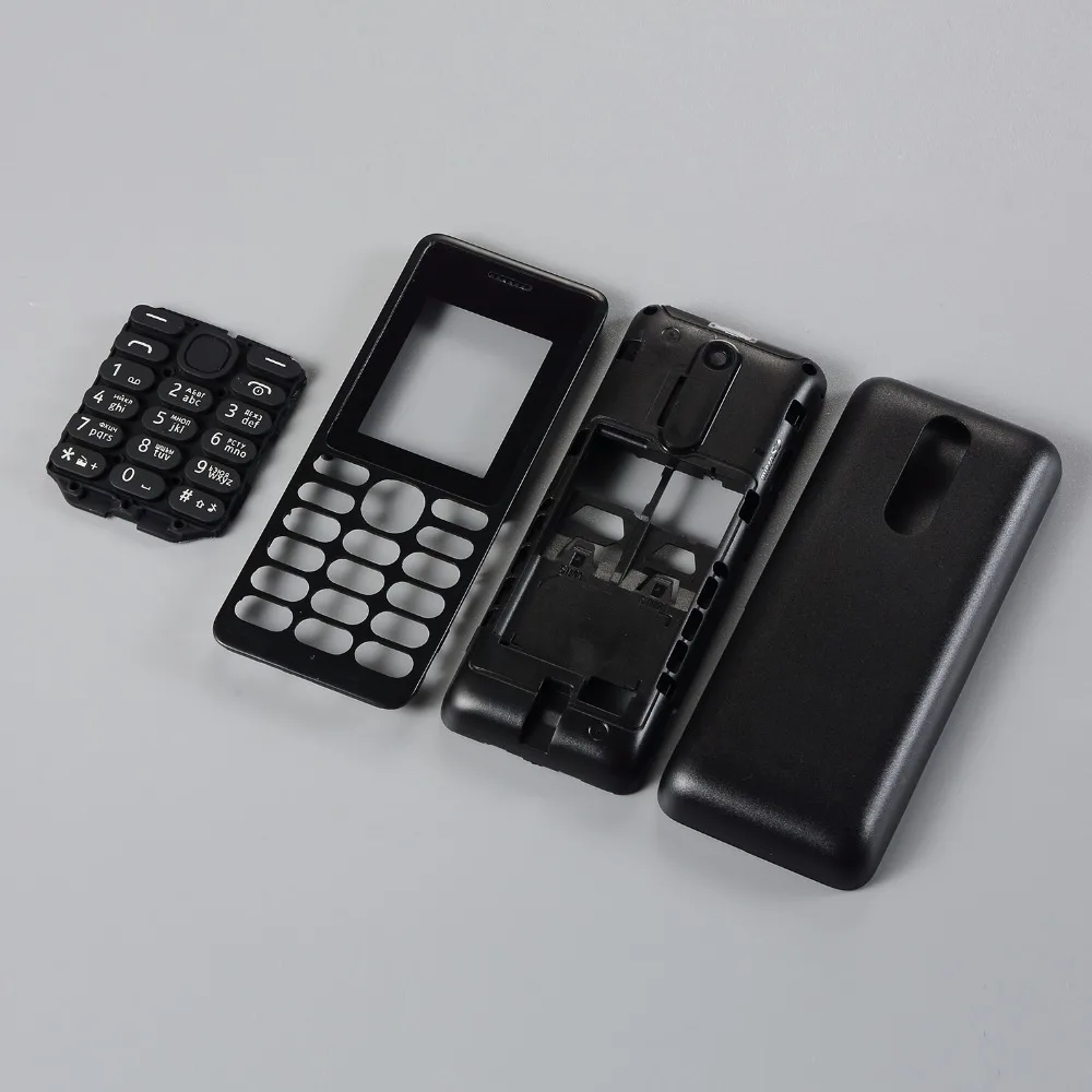 5 шт. для Nokia 108 1080 полный корпус передняя рамка + средняя клавиатуры на