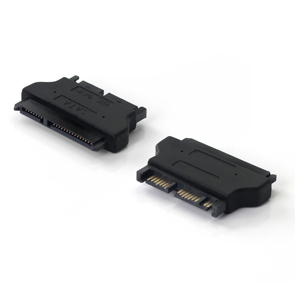 ULT Best SATA адаптер Папа мама 7 + 15 22P Female to Micro 9 16P Штекерный конвертер Черный|adapter sata|micro