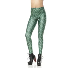 2016 new Woman Leggings Mermaid 3d Digital Printed Legins Pant Leggins KDK1157
