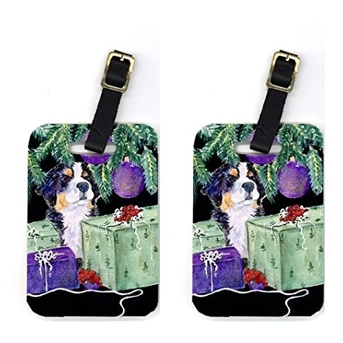 Carolines Treasures SS8582BT Bernese Mountain Dog Luggage Tag - Pair 2 4 x 2.75 In. (1)
