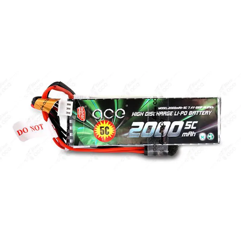 Батарея Gens ace Lipo 2000 мАч 2S 3S 5C с разъемом Futaba EHR для контроллера Flysky Контроллер