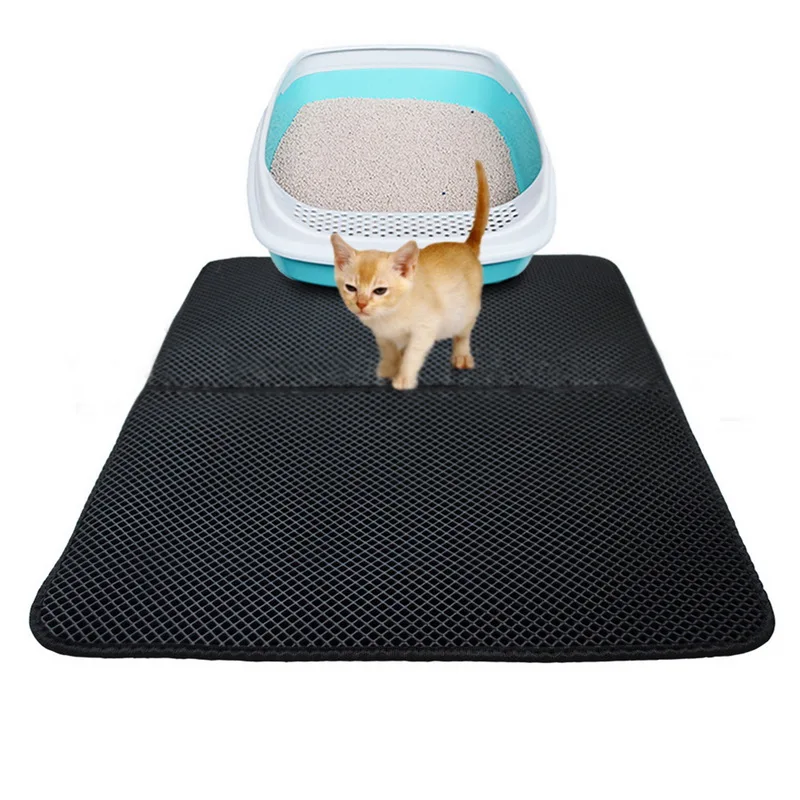Urijk 2019 Double Waterproof Cat Mat For Pet EVA Double Layer Cat Litter Mat L/M/S 2019 HOT Sell