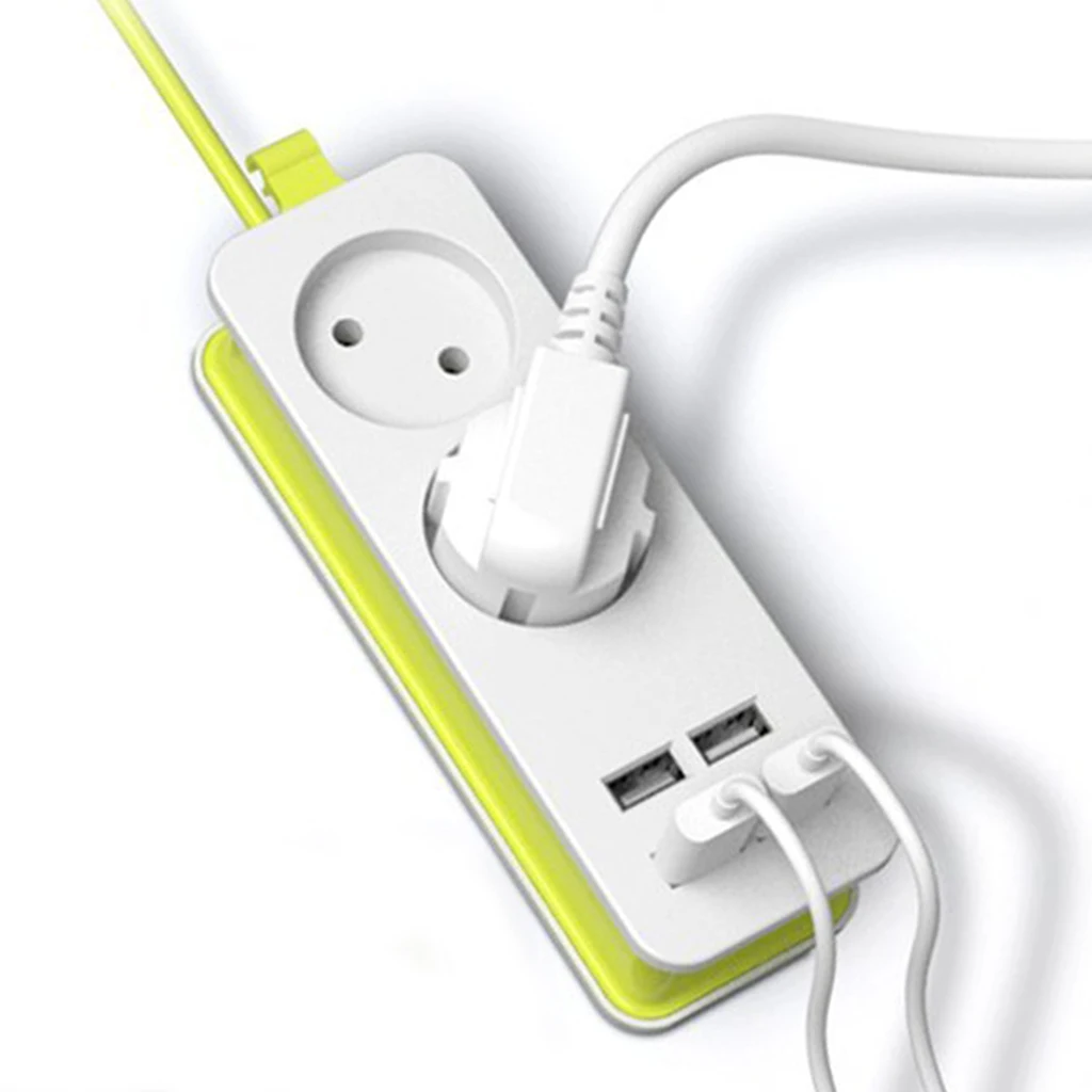 Skup Ue wtyczka zasilania taśmy 2 wtyczka ac adapter podróżny 1200W wielu przenośne 4 ładowarka usb gniazdo 1.5m dla smartfonów tabletki