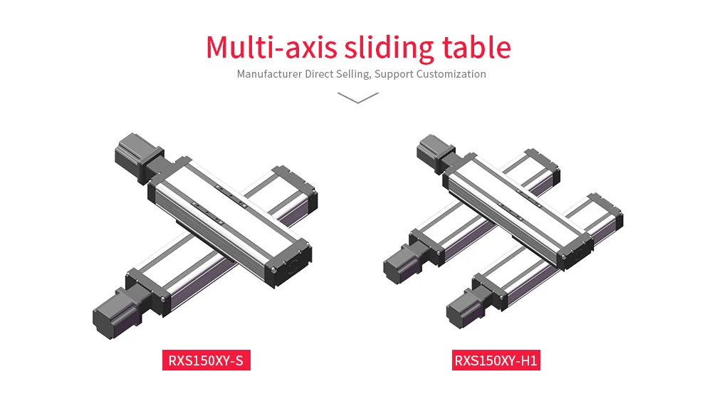 RXS-150 шариковый винт 100~ 1500 мм ЧПУ Линейный модуль скользящий стол привод направляющий рельс движения сценический шаговый Серводвигатель Роботизированный рычаг комплект