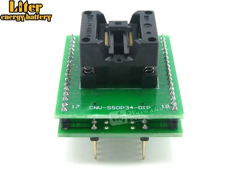 

SSOP28 TO DIP28 (B) TSSOP28 Enplas IC Test Socket Programming Adapter 0.65mm Pitch