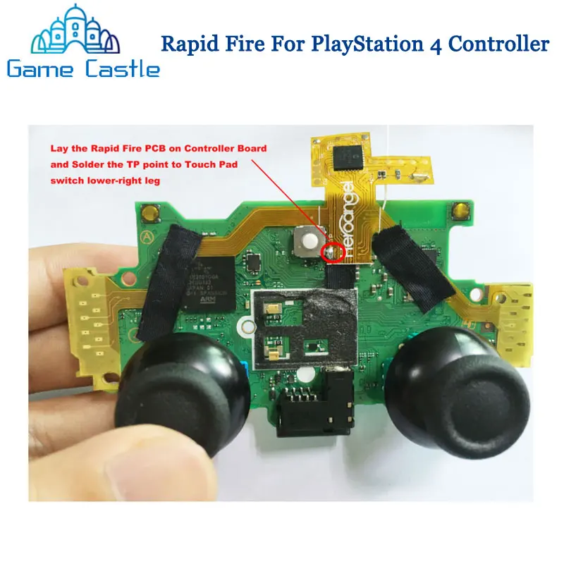 Контроллер Rapid Fire для PlayStation 4 батарейный блок совместим с PS4 геймпад джойстик JDM