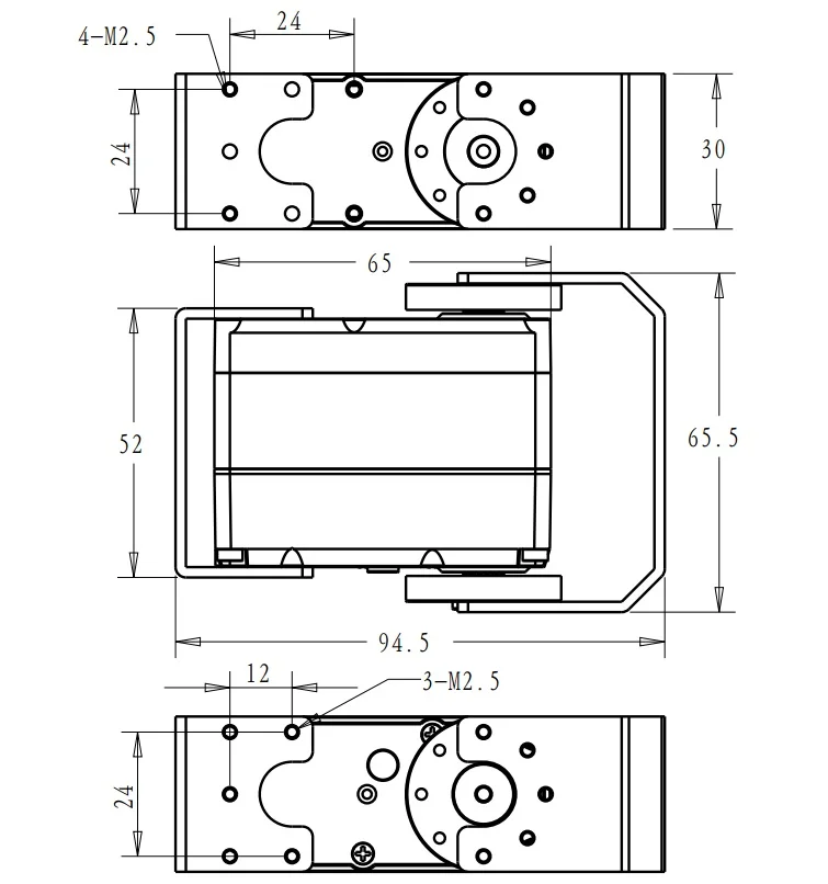 1 шт. сервопривод 60 кг робот с высоким крутящим моментом RDS5160 SSG для робота DIY цифровой сервопривод arduino сервопривод большой сервопривод