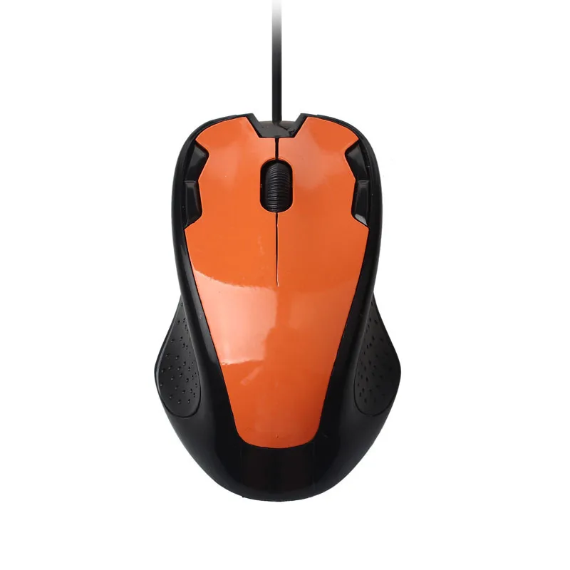 

Deluxe 1800 DPI USB Wired Optical Durable Comfortable Silent Gaming Mouse for PC Notebook Orange #10