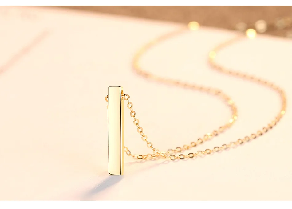 Настоящее чистое 18 К Золотое ювелирное изделие 6 цветов натуральный жемчужный кулон ожерелье s модное простое женское ожерелье