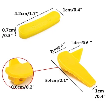 

Demount Protector Head Tire Changer Yellow Replacement Accessory Set Kit Tool 12pcs Car Insert Rim Pads