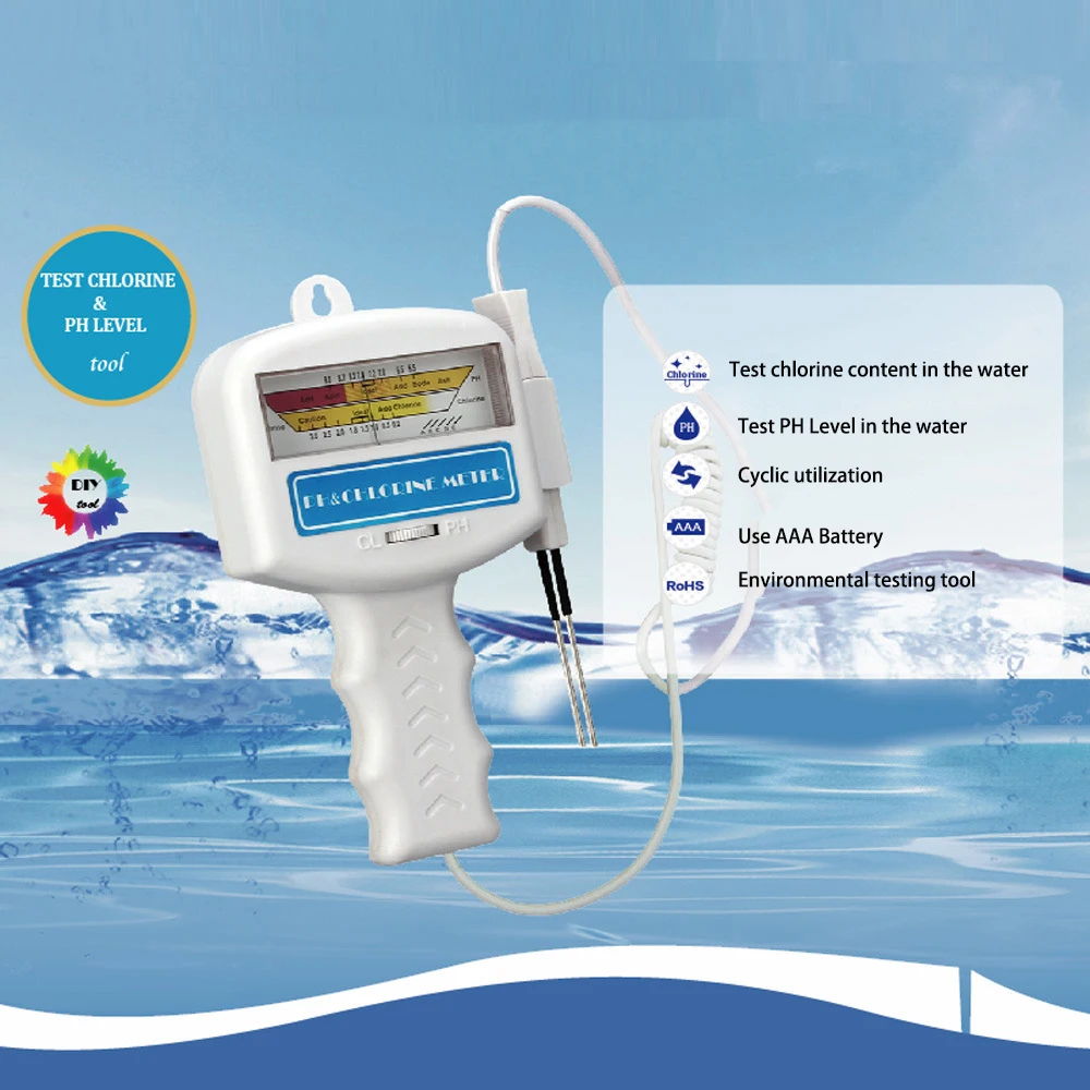 Electronic water quality tester PH Tester 5.5 9.0 chlorine tester 1.2 1