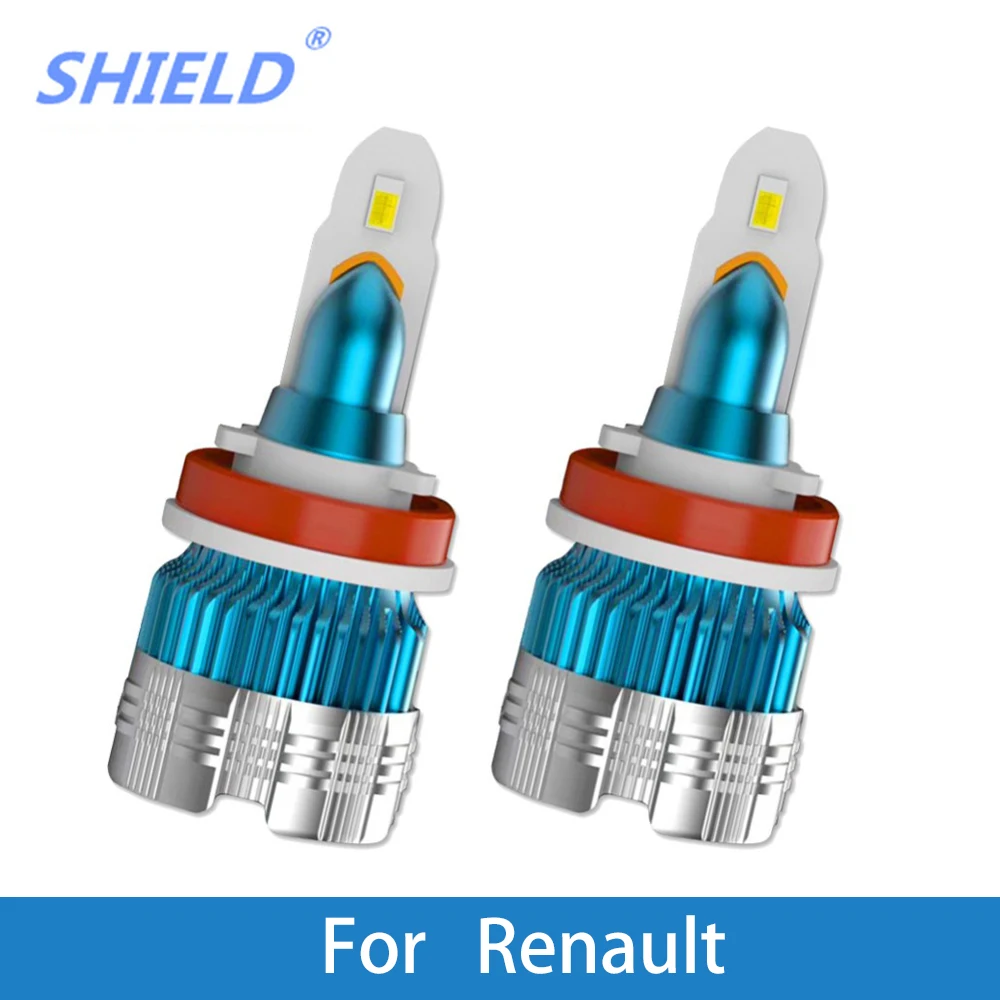 

2 Pcs LED Car Headlight H4 LED H1 H7 Auto Headlamps 6000k 12V For Renault Clio/Duster/Fluence/Kangoo/Koleos/Laguna/Logan/Scala