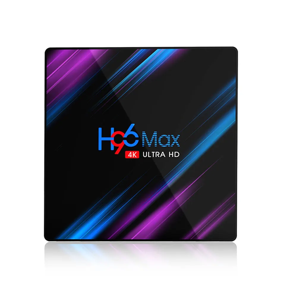 H96 MAX Android tv Box 9,0 Rockchip RK3318 2G 4G 16 GB 32 GB 64 GB 4 K Smart tv Box 2,4& 5,0G WiFi Bluetooth 4,0 IP tv Android