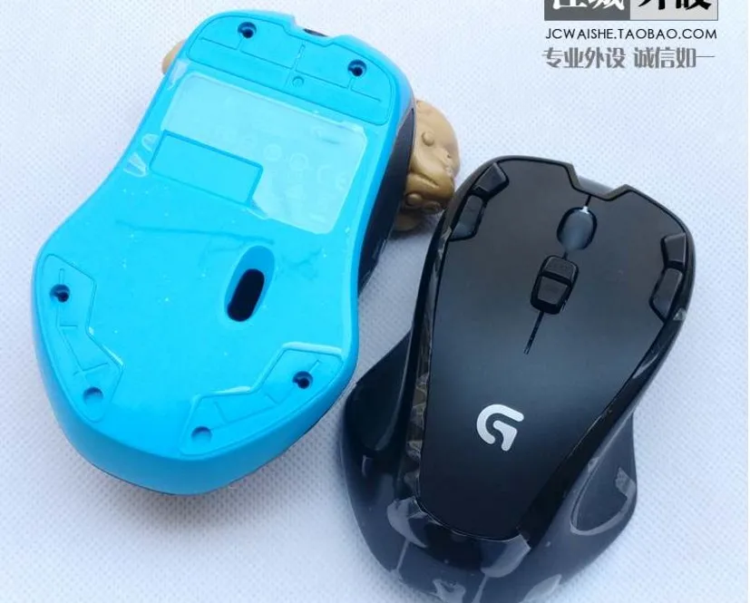 1 комплект, чехол для мыши+ нижний чехол+ ролик для мыши для logitech G300 G300S, чехол для мыши с бесплатными ножками для мыши