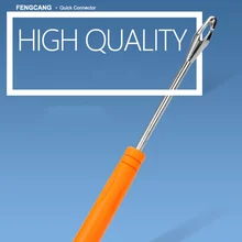 Quick Release Hook Portable Fishing Tackle Hook Detacher Remover Stainless Steel Safety Extractor Fish Tackle Tools Removal Tool Quick Release Hook Portable Fishing Tackle Hook Detacher Remover Stainless Steel Safety Extractor Fish Tackle Tools Removal Tool