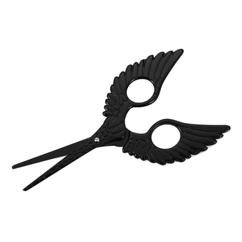 

Stainless Steel Scissors Vintage Wings Shape Rustproof Durable Lightweight Scissors UD88
