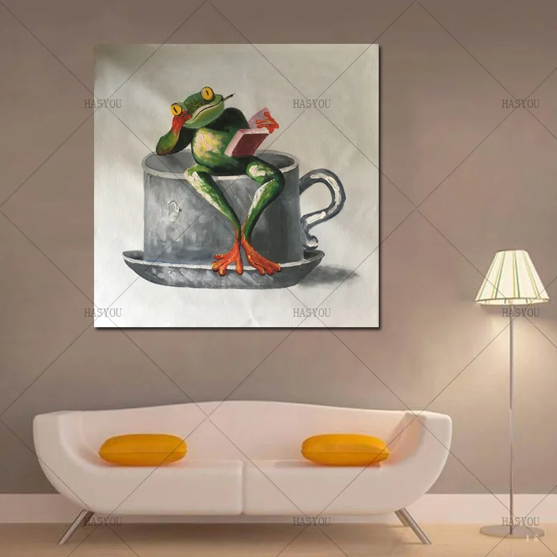 100-Handmade-Abstract-Sunflower-Pictures-On-Canvas-Modern-Flower-Oil-Paintings-Artwork-For-Home-Decoration-Accessories (2)