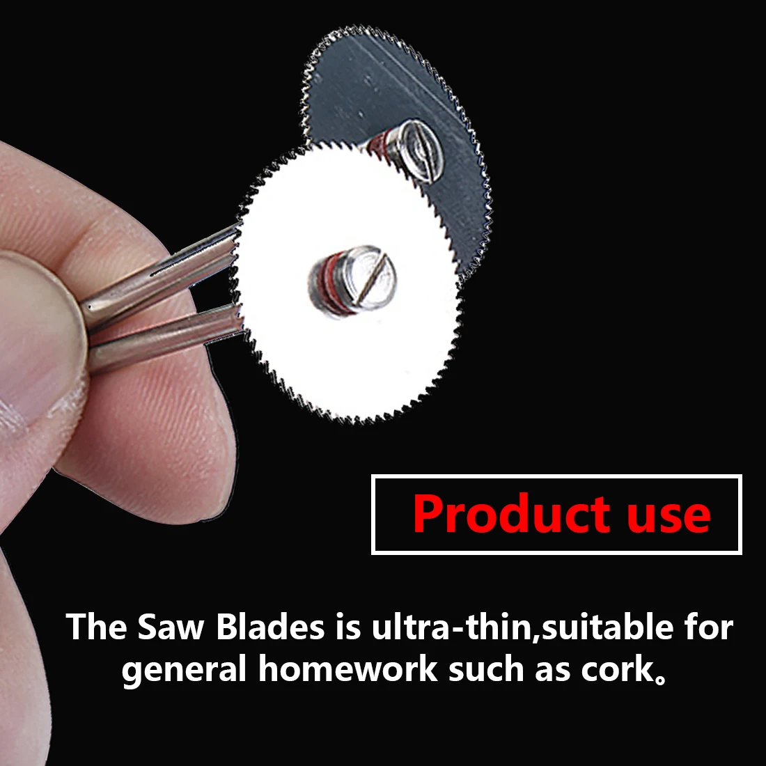

10x Mini HSS Circular Saw Blade Cutting Disc Wheel Wood Cutter Rotary Tool Accessory With 2pcs Mandrel
