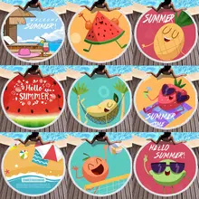 Летние Большое пляжное полотенце круглый Прекрасный Фрукты пляж для ванной полотенца Спорт Путешествия кемпинг стол Ma пляжные коврики