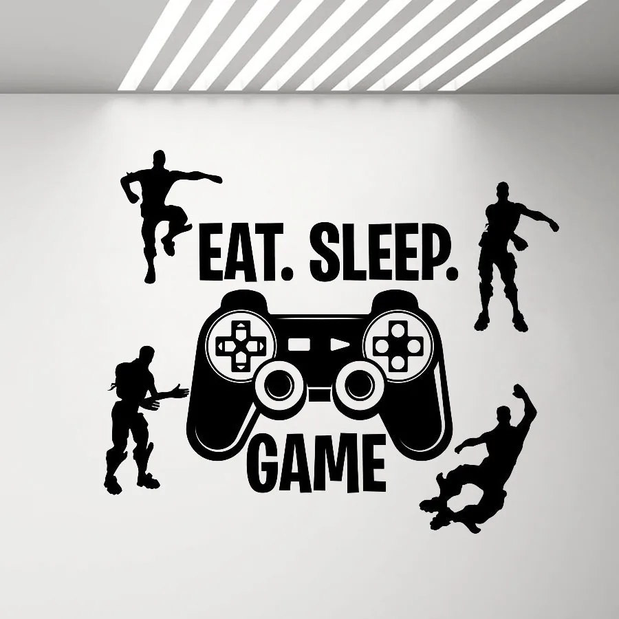 Виниловые наклейки на стену для видеоигр Ps4 Gamer спальни украшения дома гостиной