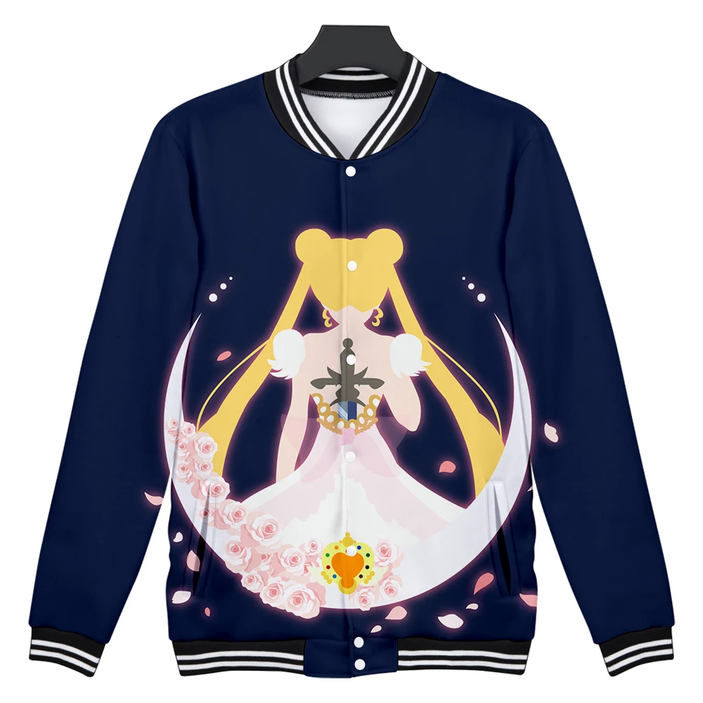 Kawaii новинка 3D принт японское аниме для девочек Сейлор Мун бейсбольная форма