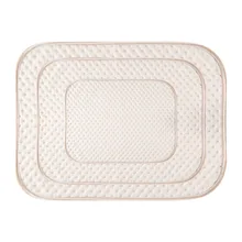 Органический цветной хлопок пеленки кровать коврик водонепроницаемый абсорбирующий пеленки для ухода за ребенком размер s M L